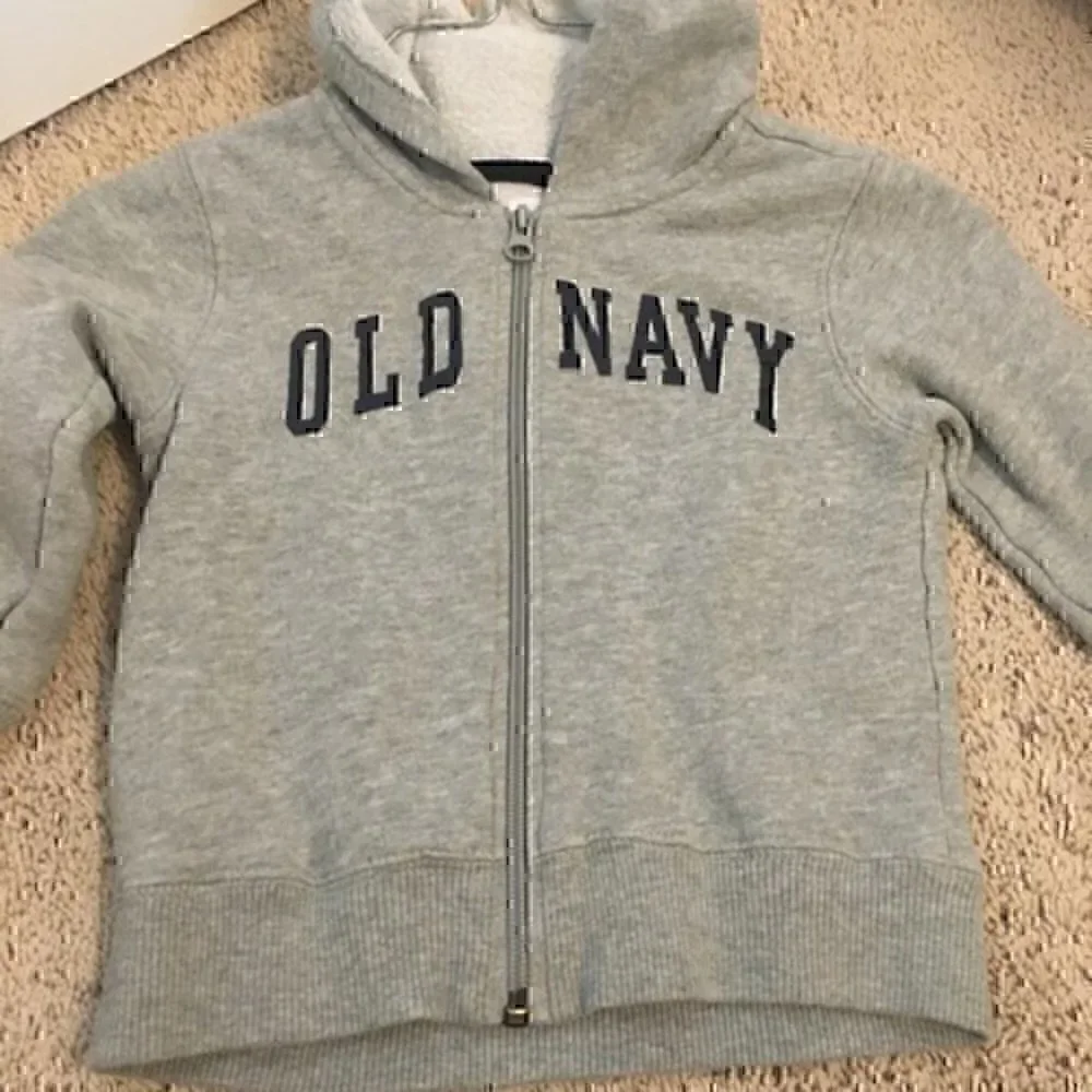 Boys size 3T Old Navy jacket gray navy